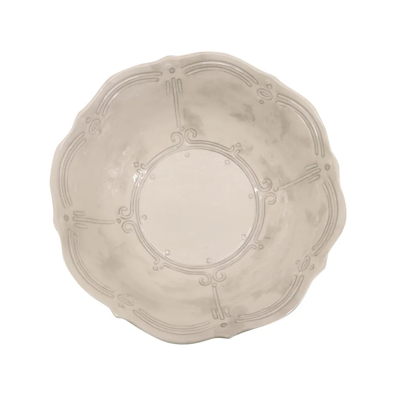 Melamine French Grey Bowl - 30cm - Image 4