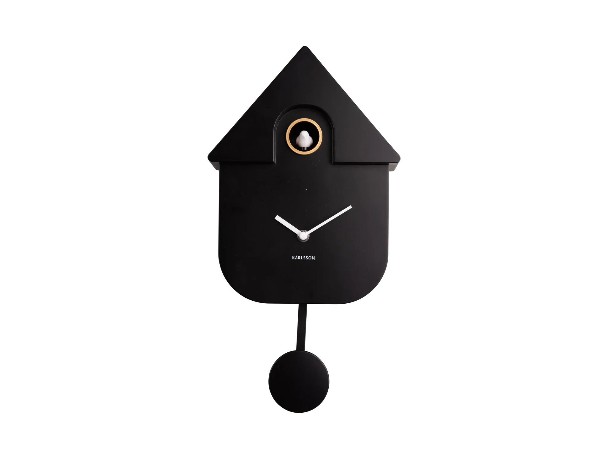 Modern Cuckoo Clock - Black - Image 2