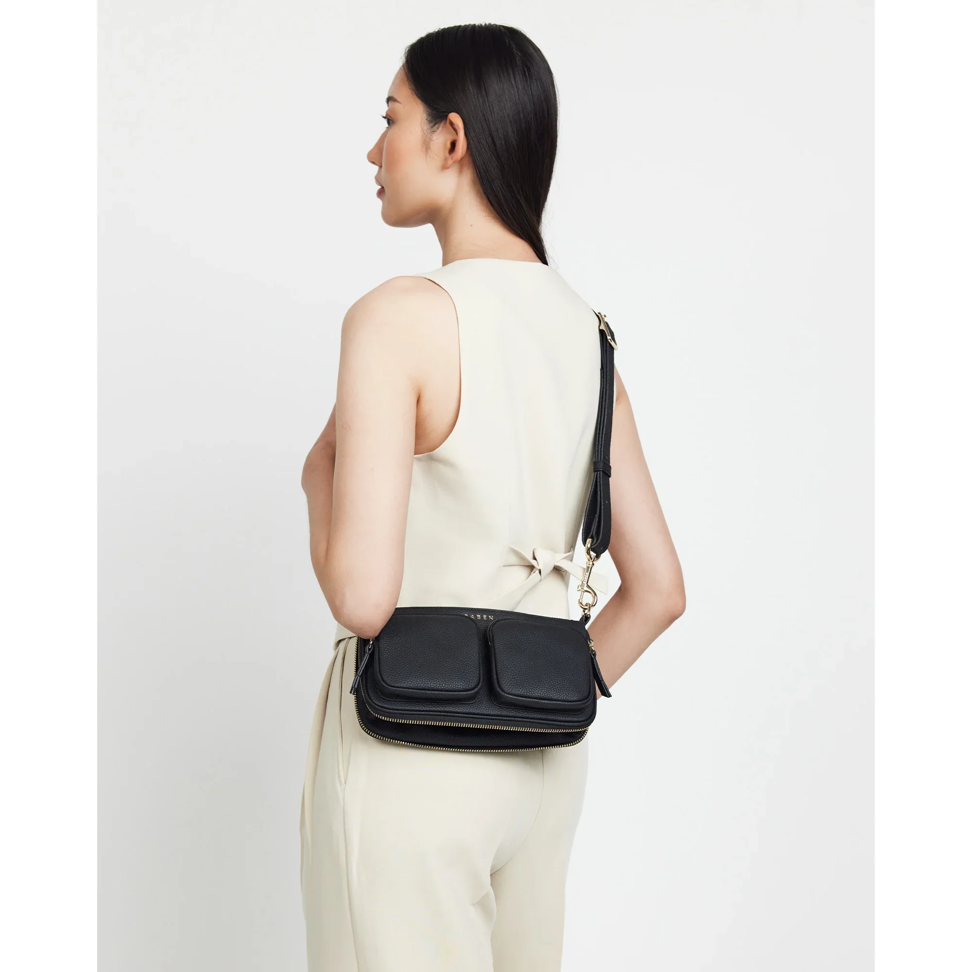 Nina Crossbody - Black - Image 7