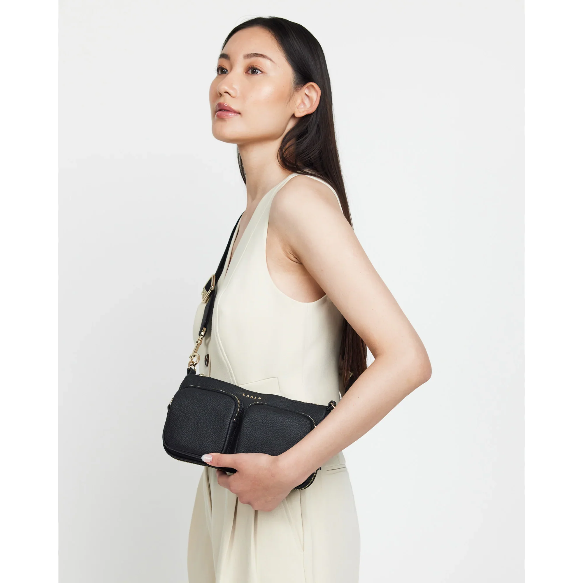 Nina Crossbody - Black - Image 8