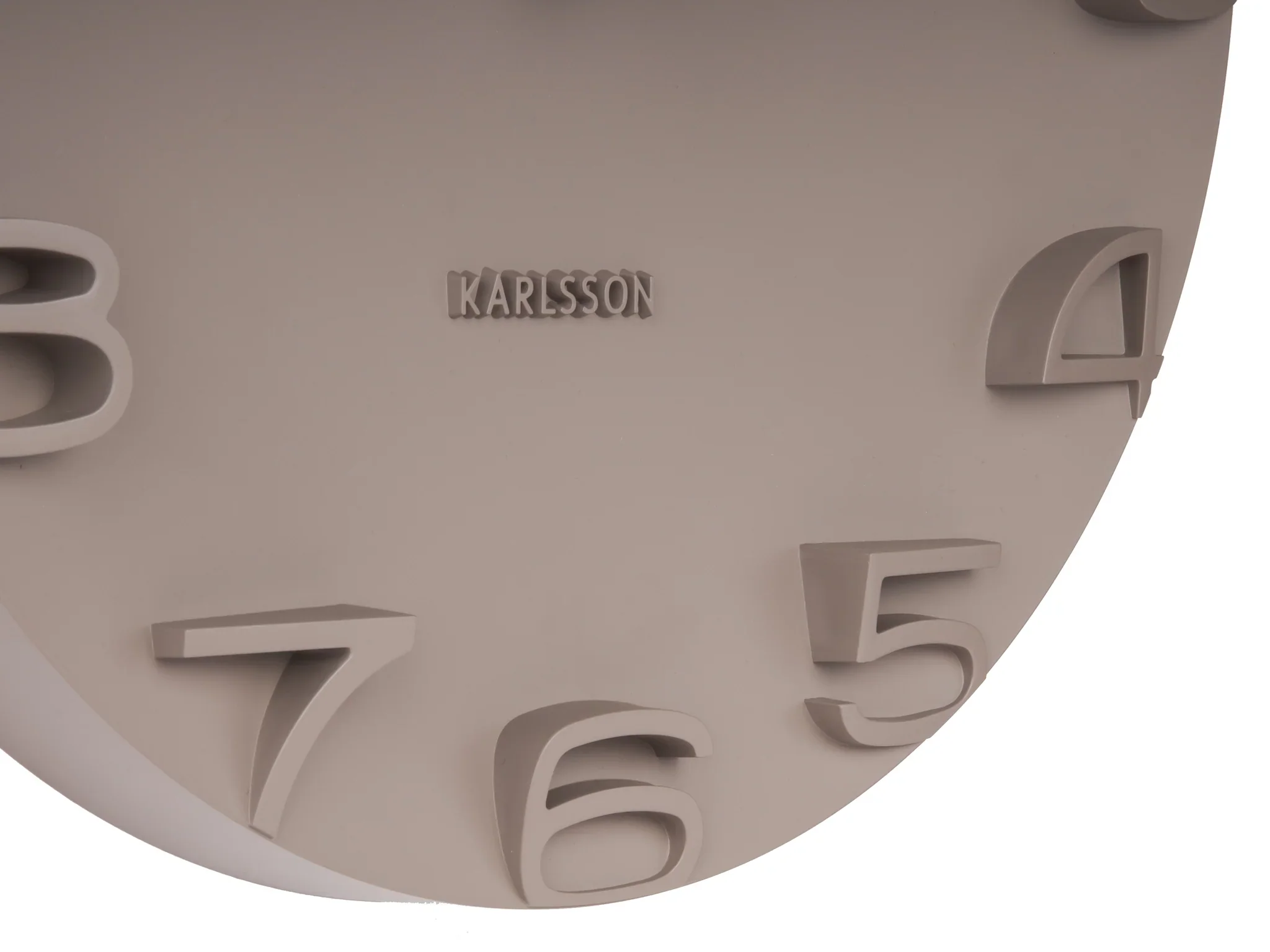 On The Edge Clock - Warm Grey - Image 4