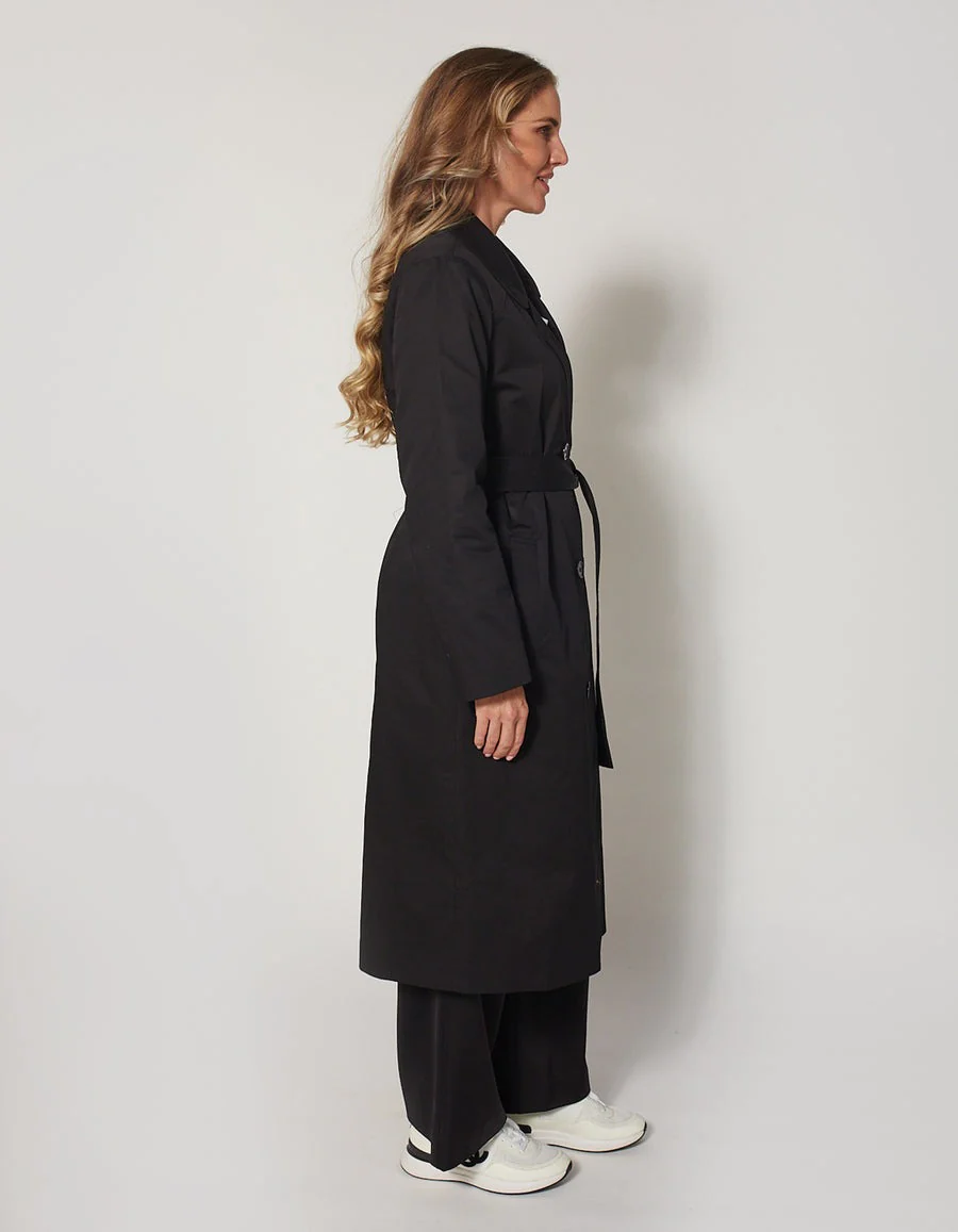 Panorama Coat - Black - Image 3