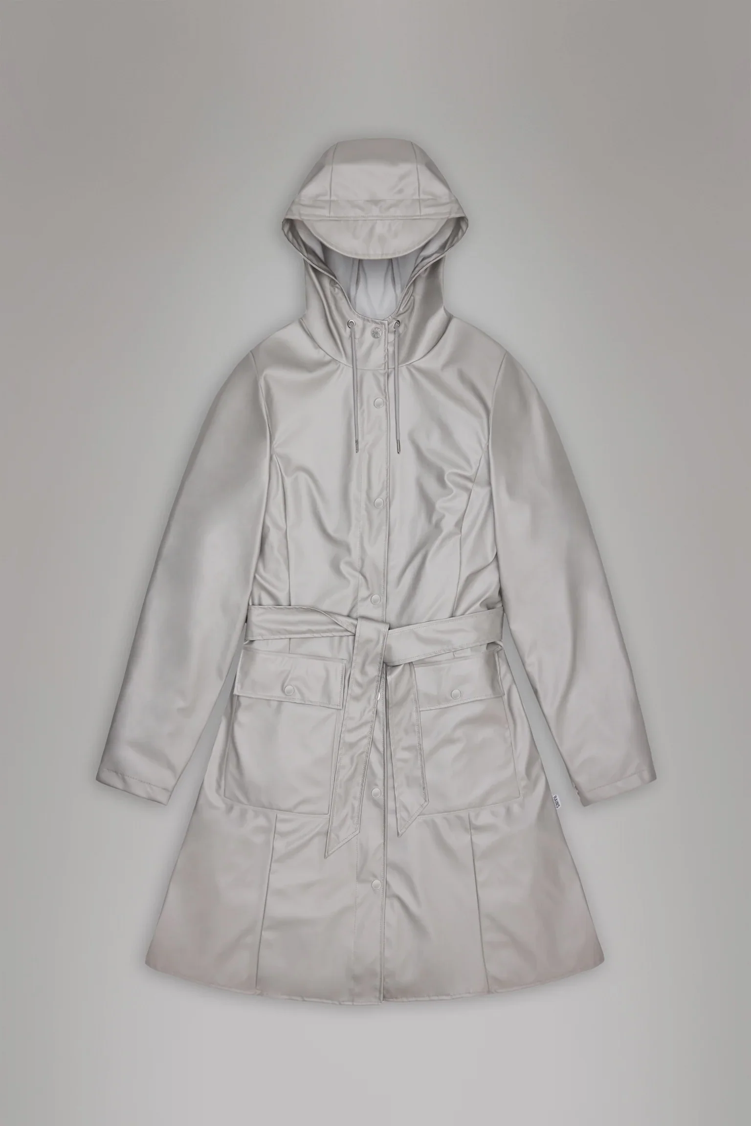 Rains Curve Long Jacket W3 - Nimbus