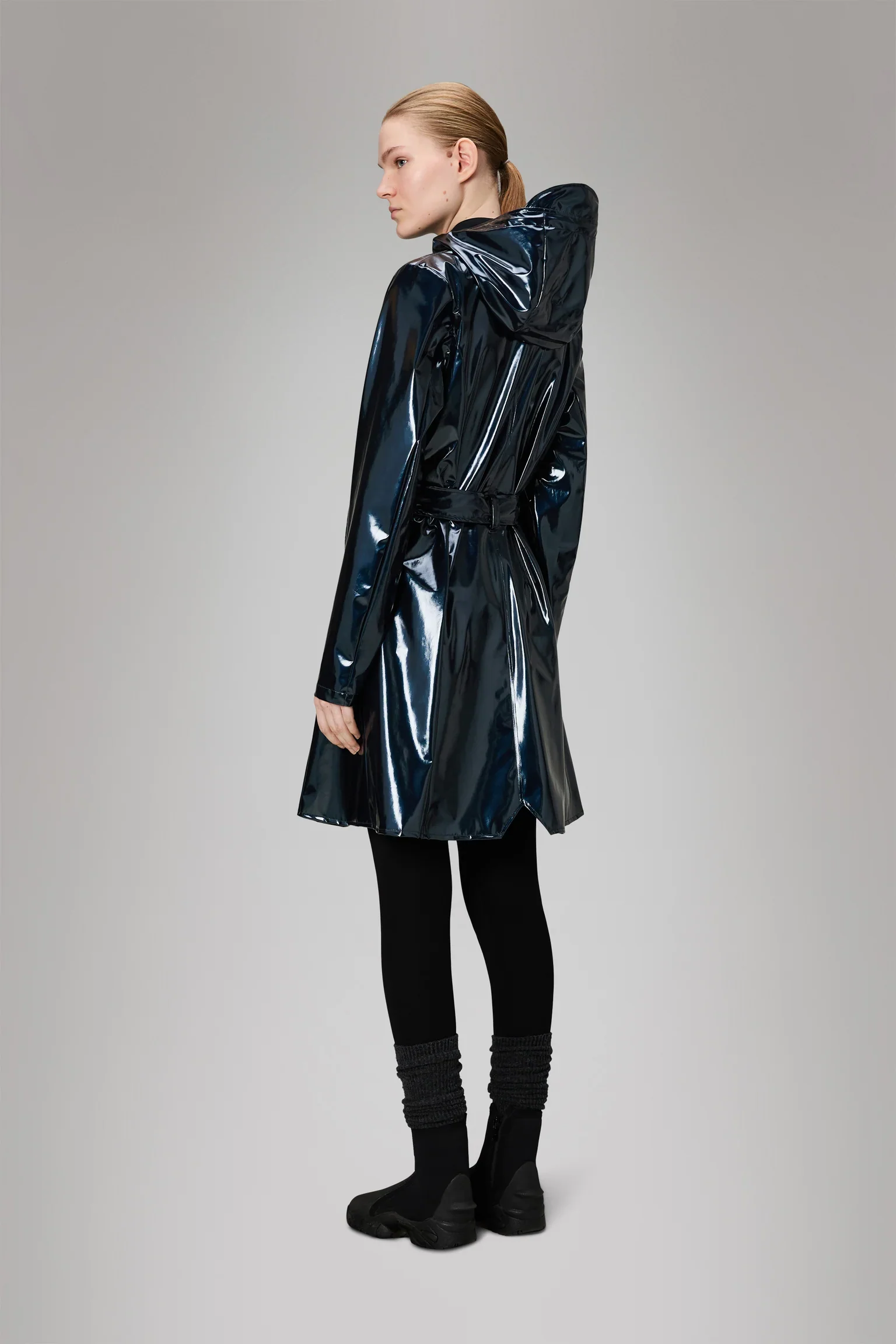 Rains Curve Long Jacket W3 - Spill - Image 4