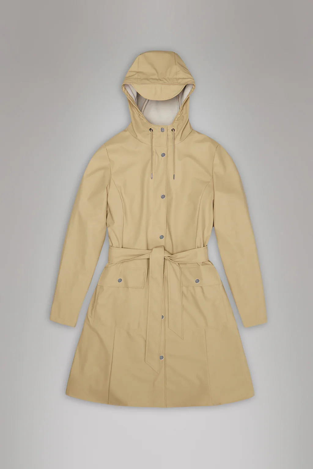 Rains Curve W Jacket - Sand