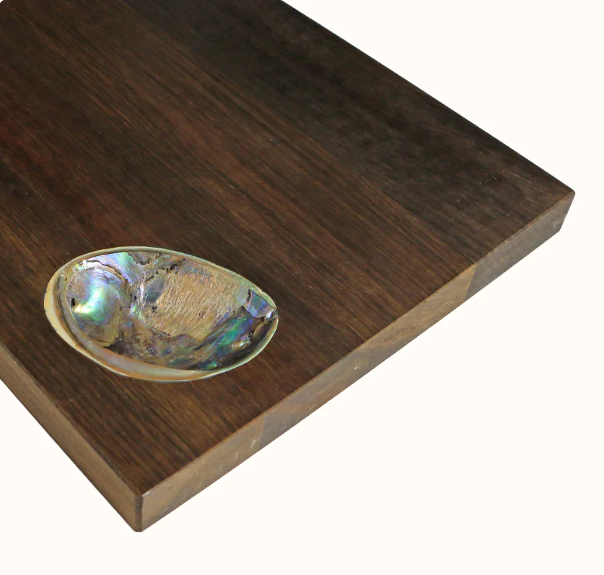 Rimu Cheese Board - Small Paua Shell - Image 2