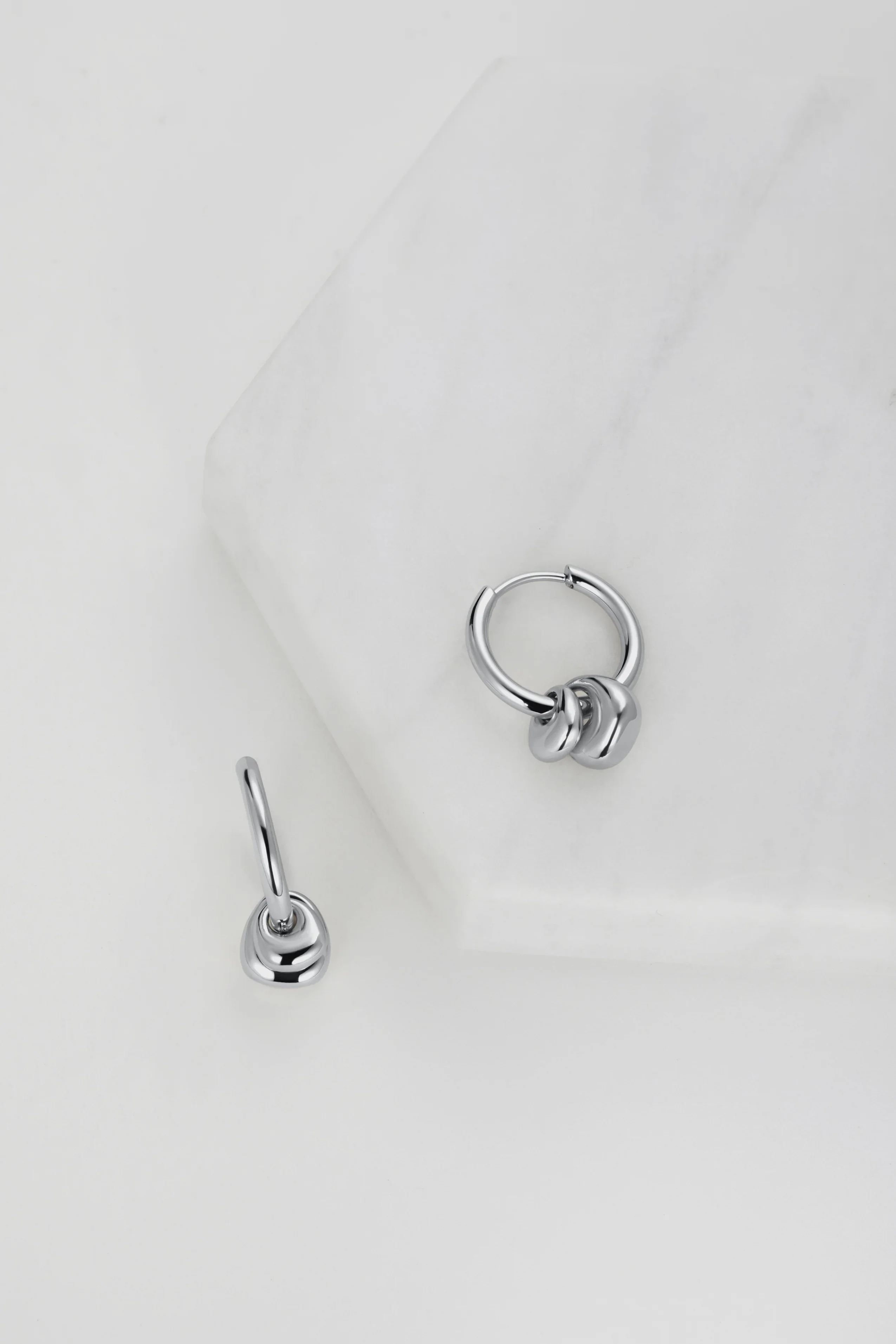 Sadie Large Earrings - Silver