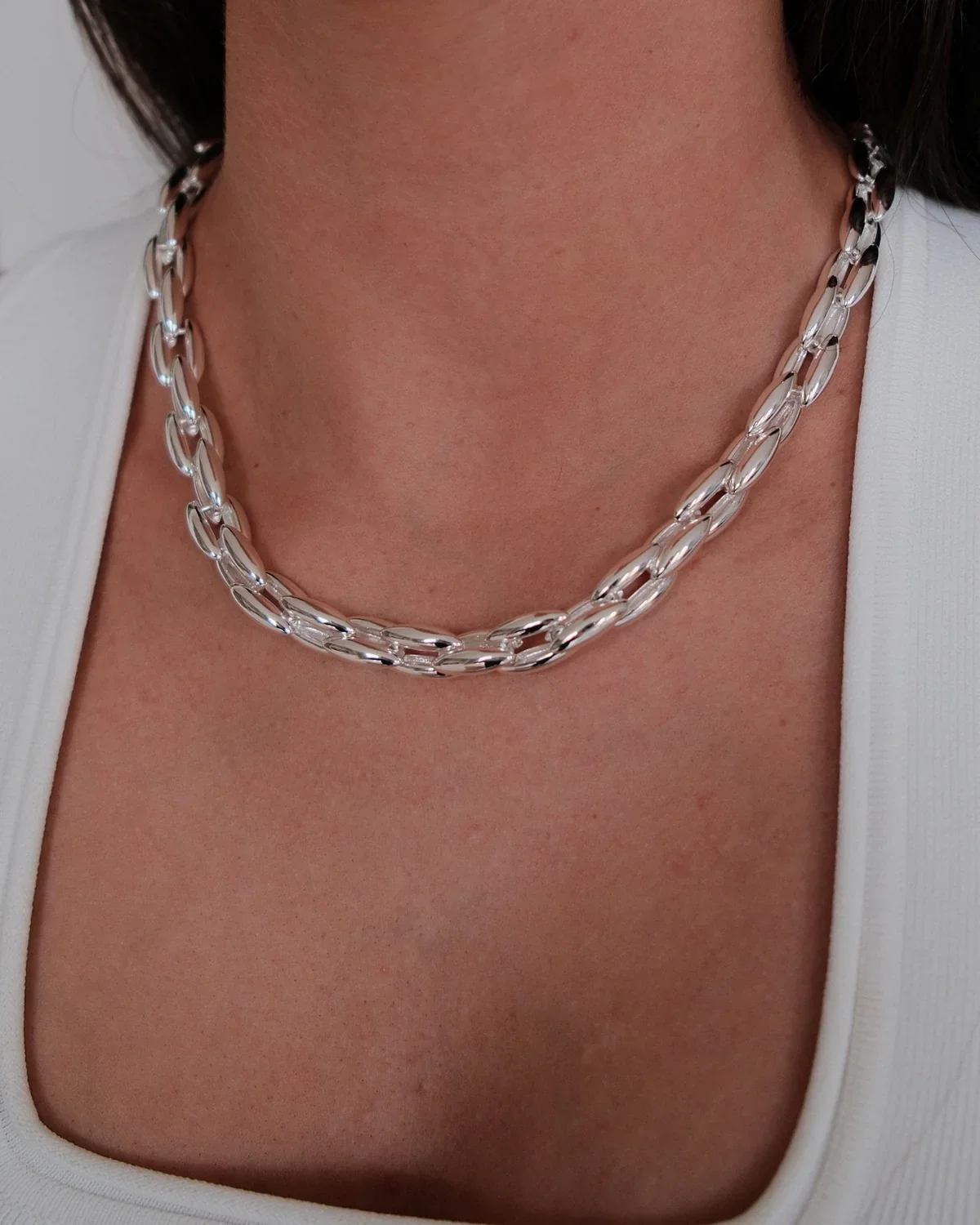 Sara Necklace - Silver - Image 2