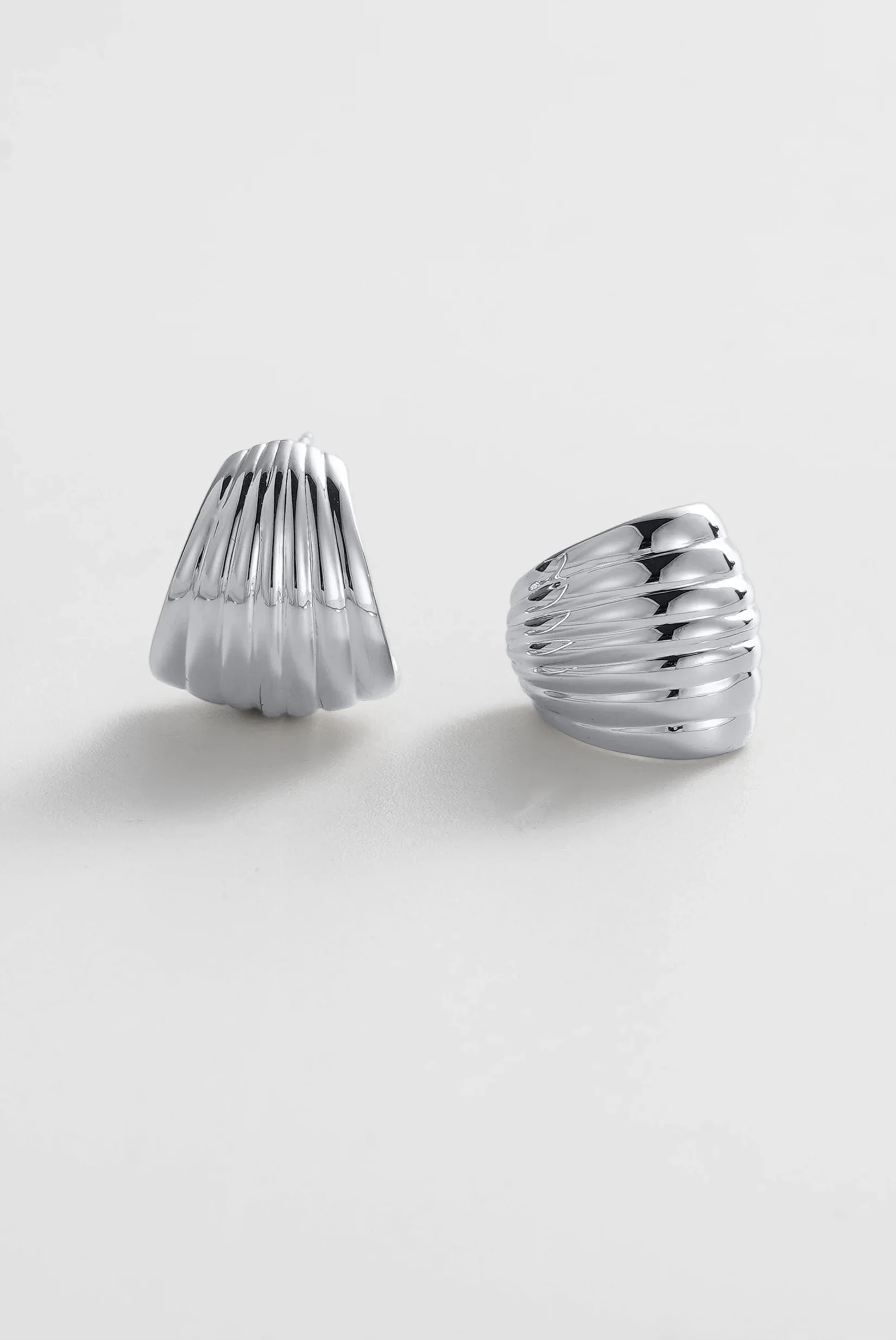 Sasha Hoop - Medium - Silver - Image 4