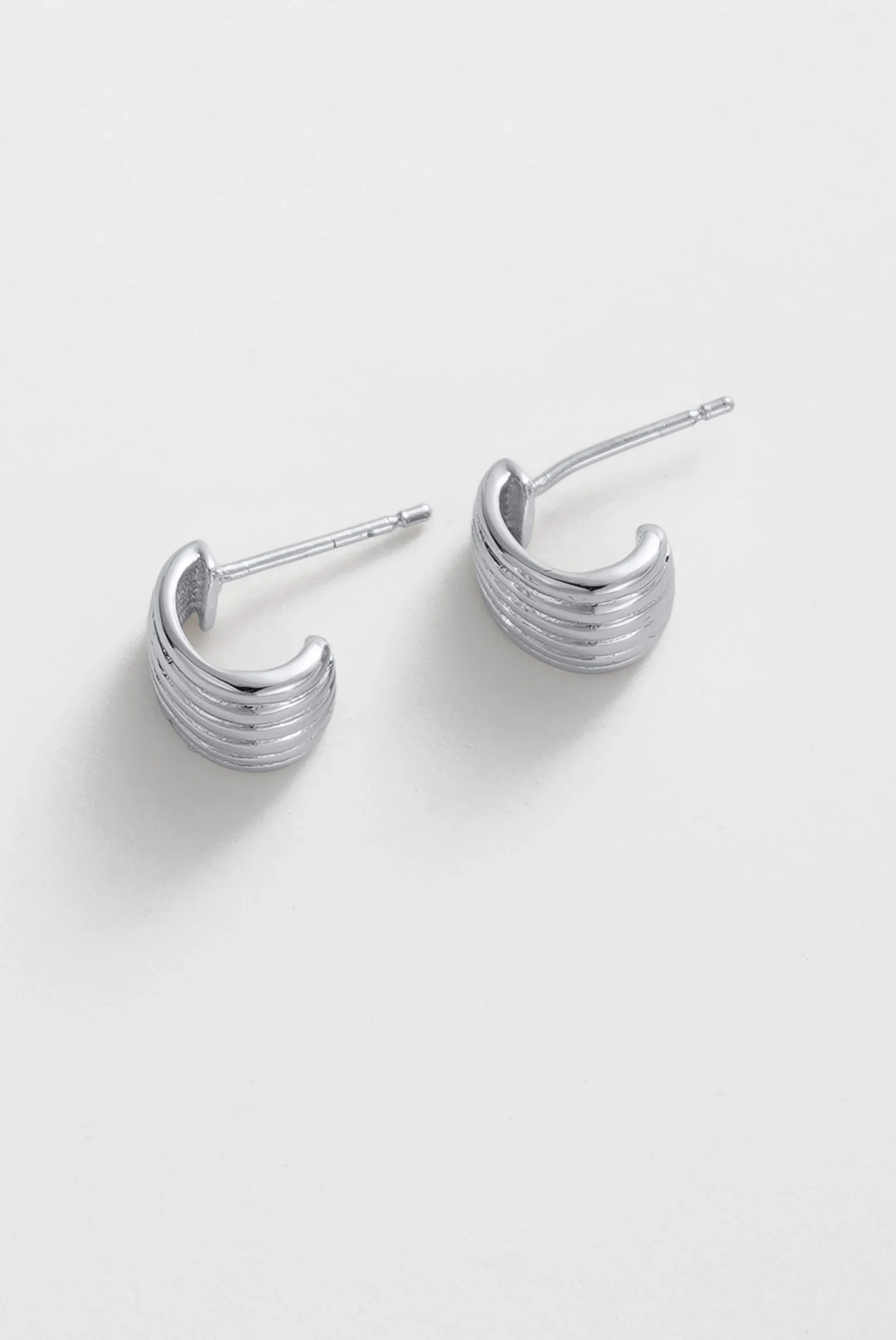 Sasha Hoop - Small - Silver - Image 2