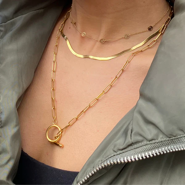 Sidewalk Chain Necklace Gold - Image 3