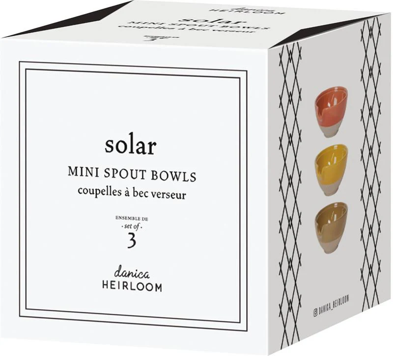 Solar Set of 3 - Mini Spout Bowls - Image 2