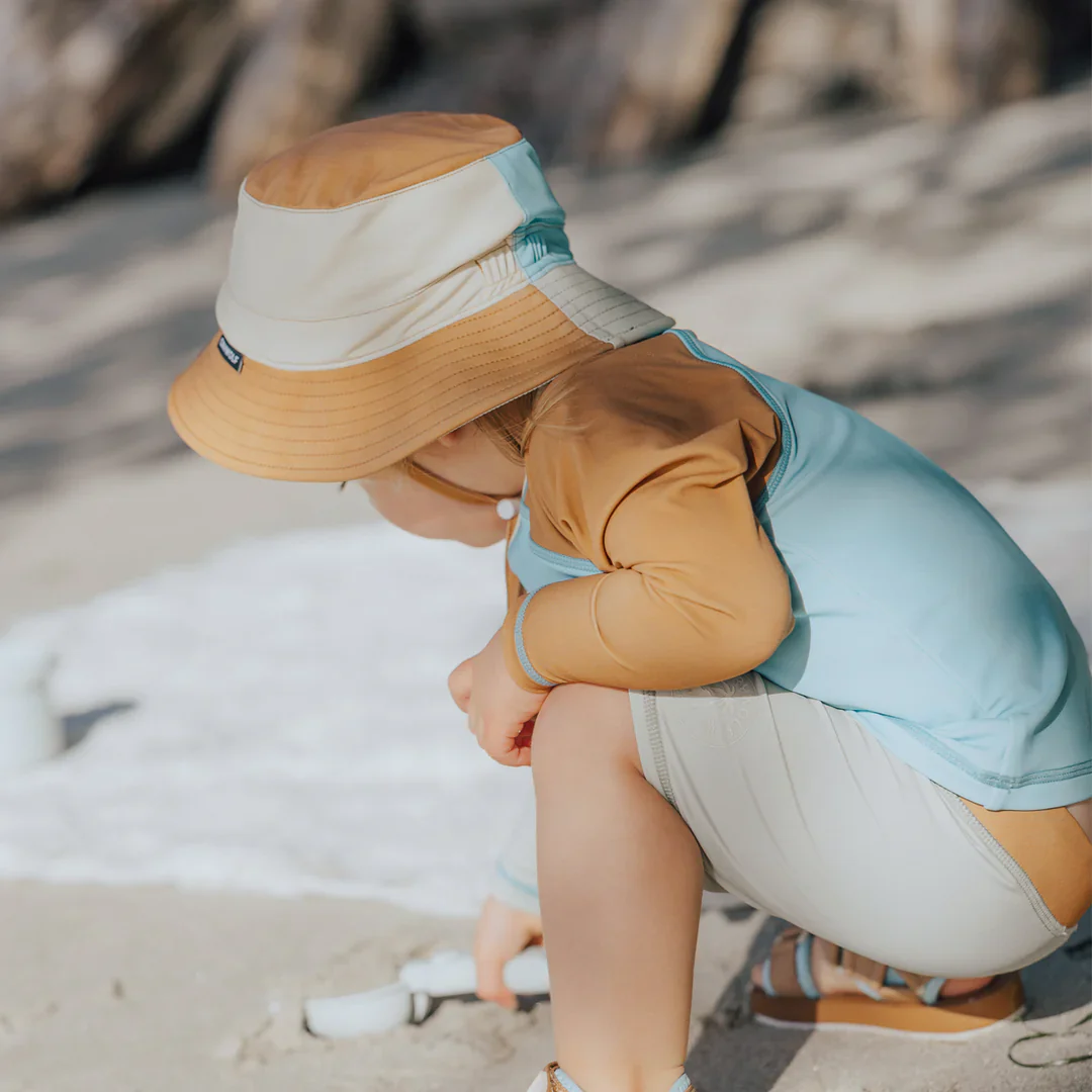 Swim Bucket Hat - Ocean Colourblock - Image 2