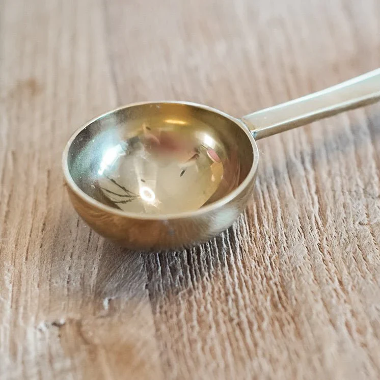 Scoop Spoon Brass - Image 2