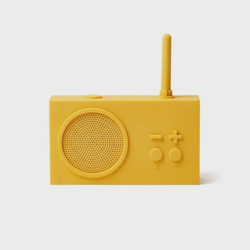 Tykho 3 BT/FM Radio - Yellow