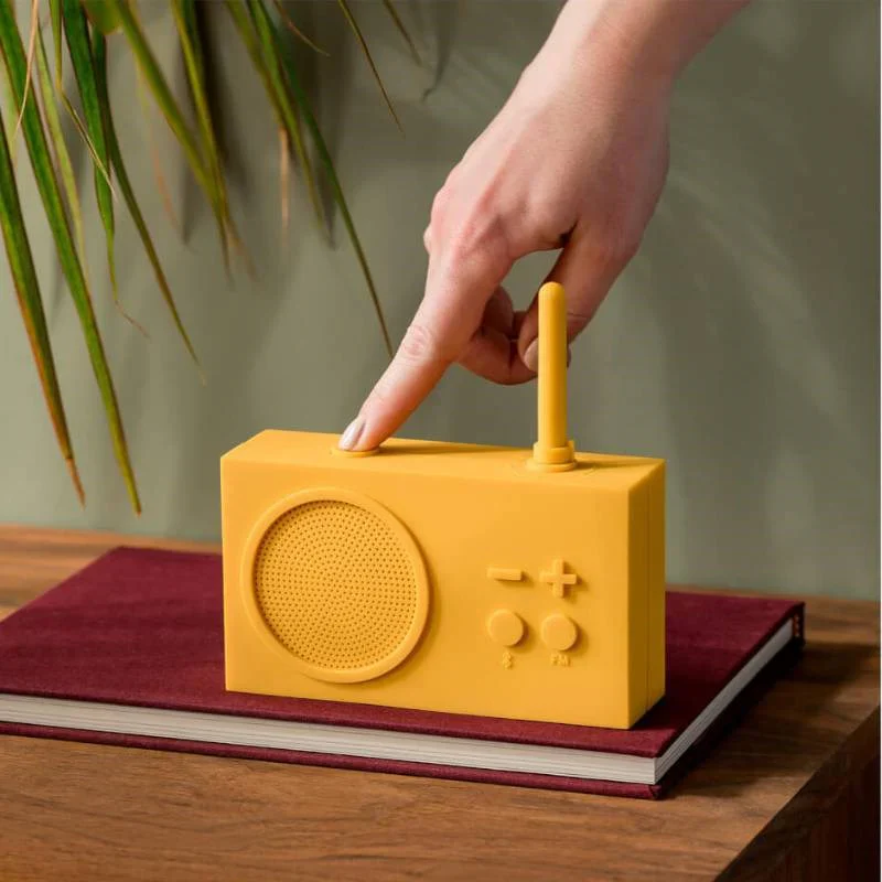 Tykho 3 BT/FM Radio - Yellow - Image 2