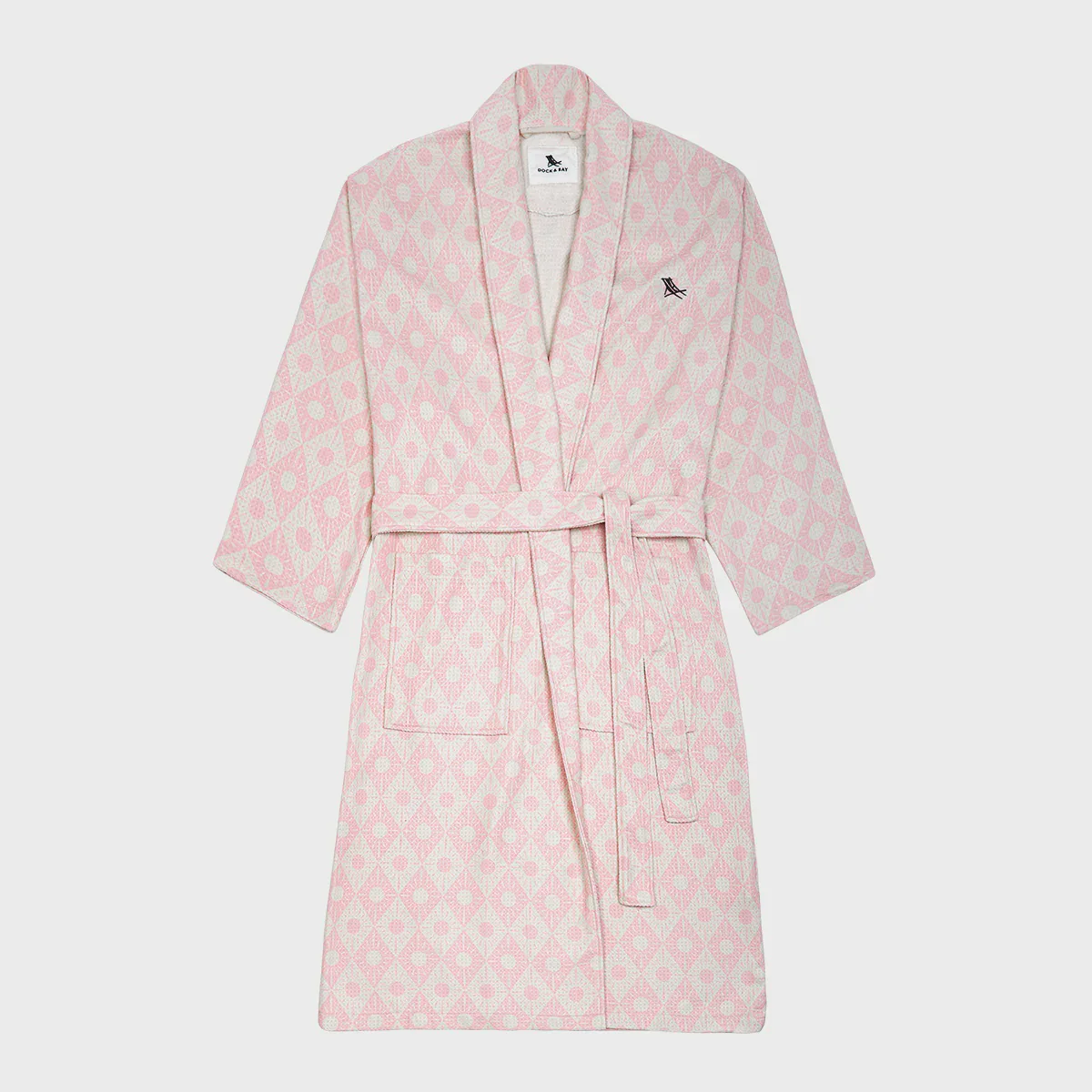 Waffle Robe M/L Diamond Pink - Image 3