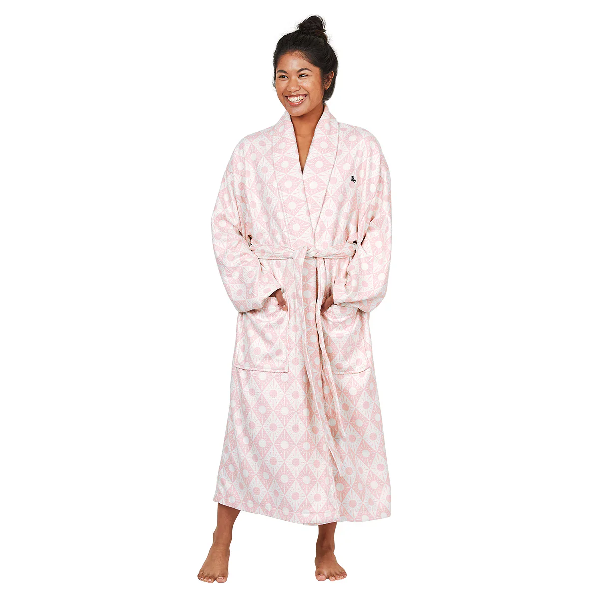 Waffle Robe M/L Diamond Pink - Image 4
