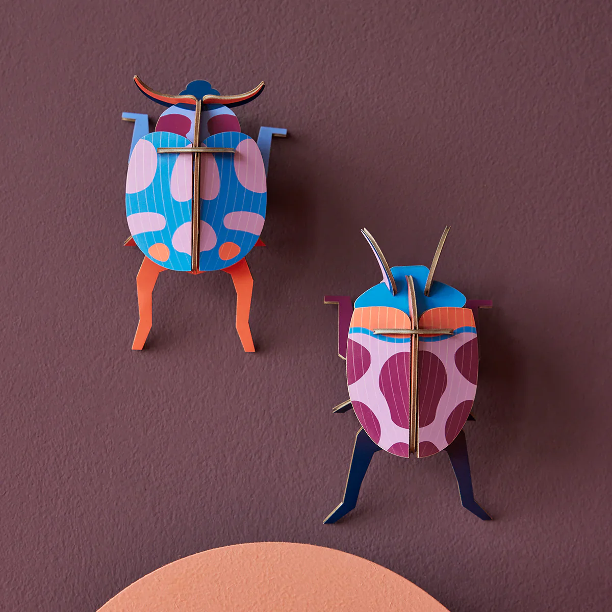Wall Art Beetles B7 - Coccinelle Couple - Image 2