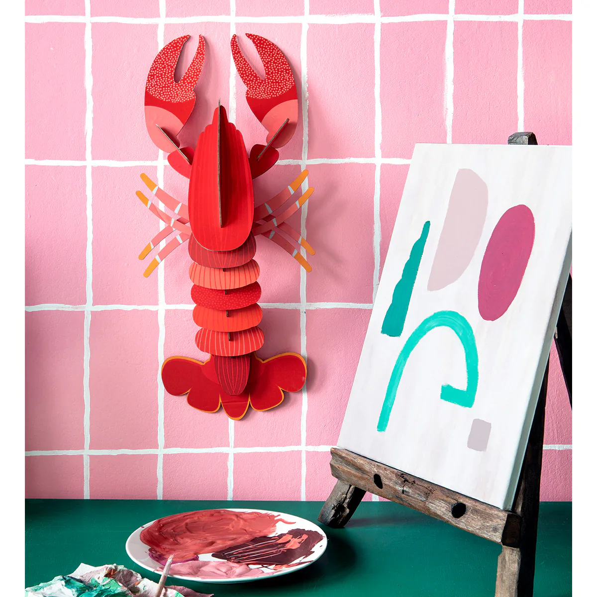 Wall Art Sea Creatures A4 - Lobster - Image 4