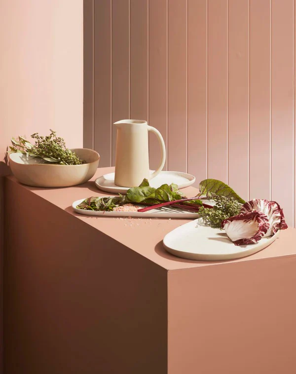 White Speckle Serving Bowl - Image 3